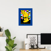 Johnny Bravo Pop Art Graphic Poster (Thuiskantoor)
