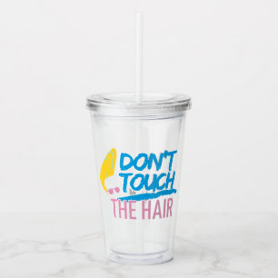 Johnny Bravo - Raak de haarfoto niet aan Acryl Drinkbeker