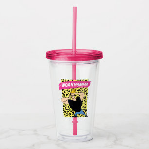 Johnny Bravo - Woah Momma Acryl Drinkbeker