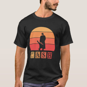Johnny Cash Retro Art T-shirt