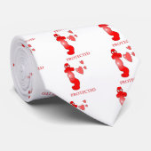 Johnny Condom beschermde harten Stropdas (Opgerold)