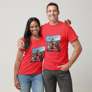 Johnny Fantastic Sporten Voetbal Fan  T-shirt