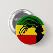 johnny fife rasta flag button (Voorkant /achterkant)