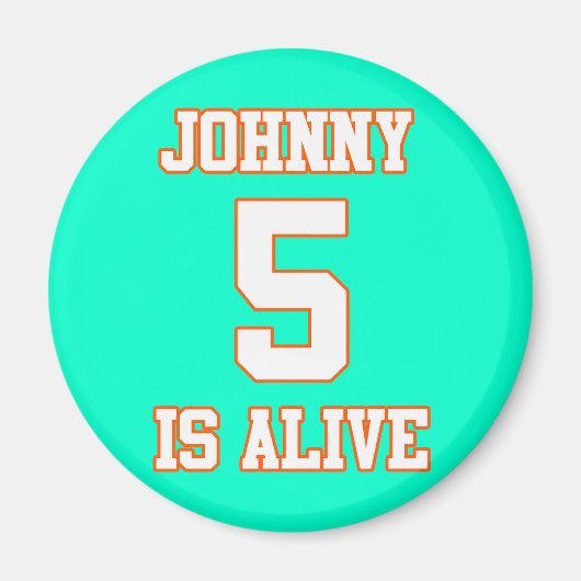 Johnny Five leeft nog Magneet (Voorkant)