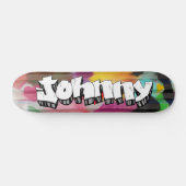 Johnny Graffiti Custom Personalized Skateboard (Horizontaal)