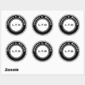 Johnny H. Bolder Ronde Sticker (Vel)