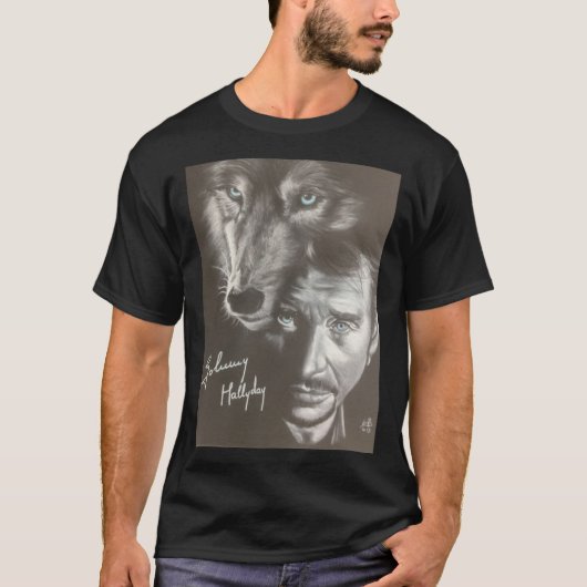 Johnny Hallyday Classic T-Shirt (Voorkant)
