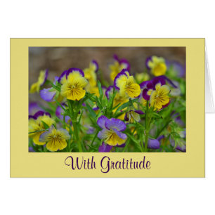 Johnny Jump Up Carte de remerciements