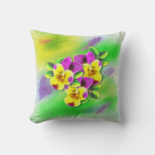 Johnny Jump-ups Pillow Kussen