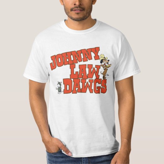 Johnny Law Dawgs T shirt Mannen (Voorkant)