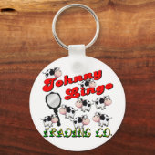 Johnny Lingo Trading Co. Sleutelhanger (Voorkant)