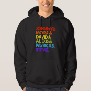 Johnny, Moira en David en Alexis Hoodie