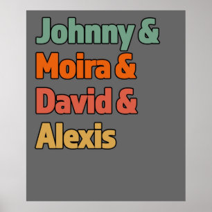 Johnny Moria David Alexis Geweldig cadeau voor de  Poster