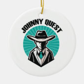 Johnny Quest Keramisch Ornament (Voorkant)