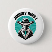 Johnny Quest Ronde Button 5,7 Cm (Voorkant)