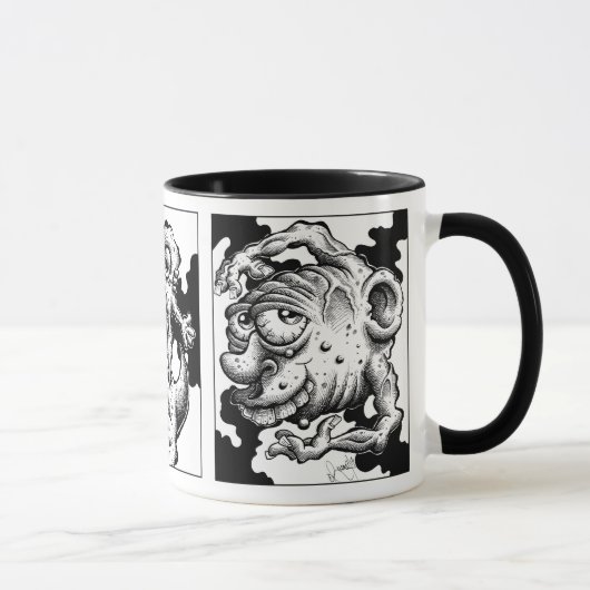 Johnny 'Toons Sketchbook 2017 Sketchbook CoffeeMug Mok (Rechts)