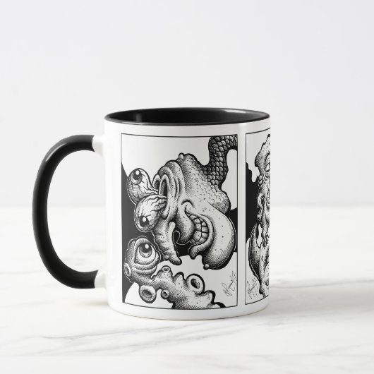 Johnny 'Toons Sketchbook 2017 Sketchbook CoffeeMug Mok (Links)