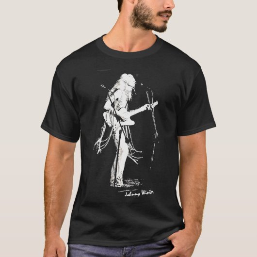 Johnny Winter Classic T-Shirt (Voorkant)