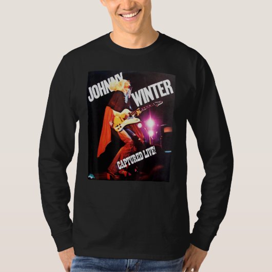 Johnny Winter T-shirt (Voorkant)