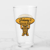 Johnny's Beach Bar Glass Glas (Achterkant)