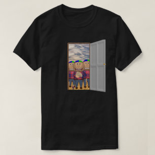 Johnny's vrienden bij de deur T-shirt