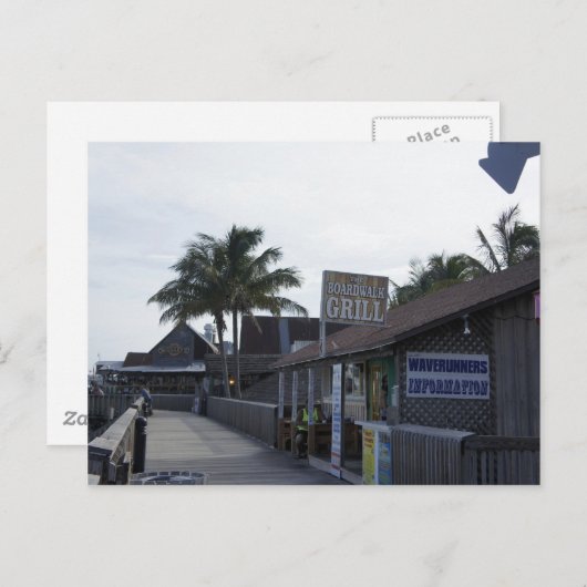 John's Boardwalk Briefkaart (Voorkant / Achterkant)