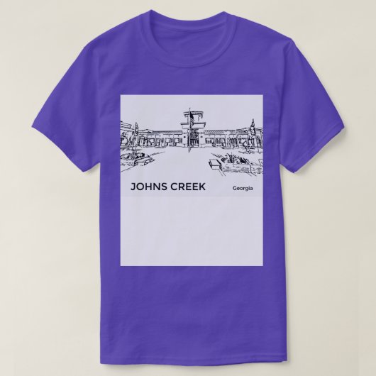 Johns Creek Georgia TShirt (Design devant)