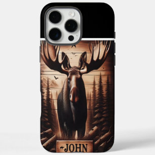 John's Forest Moose iPhone 16 Pro Max Hoesje