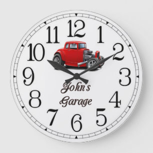 John's Garage Vintage Grote Klok