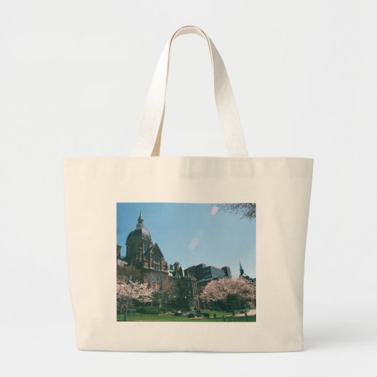 Johns Hopkins Hospital Grote Tote Bag (Voorkant)