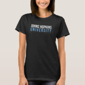Johns Hopkins University Blue Jays gestapeld T-shirt (Voorkant)