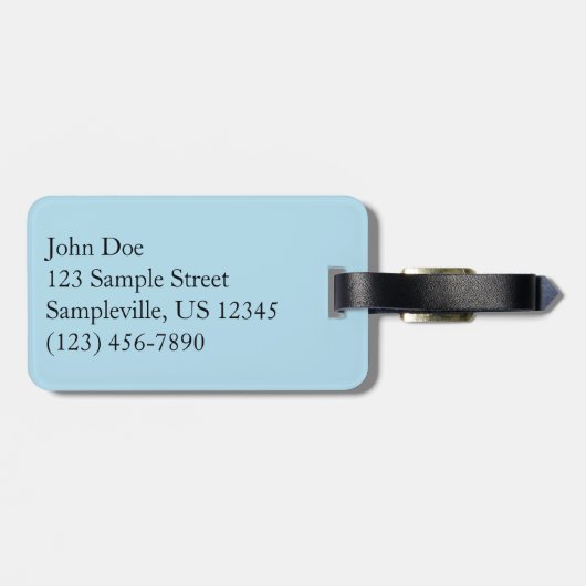 Johns Lake I in Glacier National Park Bagagelabel (Achterkant horizontaal)