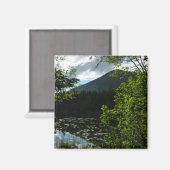 Johns Lake I in Glacier National Park Magneet (Voorkant / Achterkant)