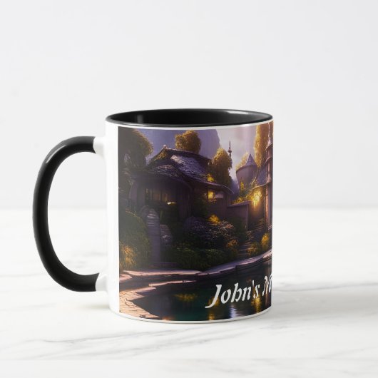 John's Morning Brew Gepersonaliseerde  Mok (Links)