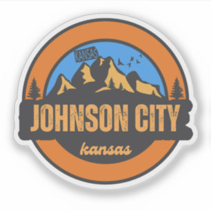 Johnson City, Kansas Sticker