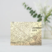 Johnson City, TN Carte Vintage (Debout devant)