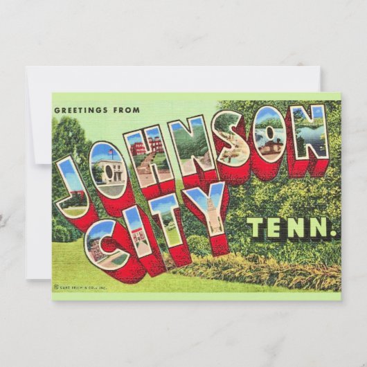 Johnson City TN ontroerende aankondiging (Voorkant)