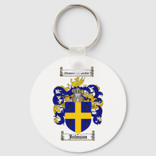 JOHNSON FAMILIEWAPEN - JOHNSON WAPENSCHILD SLEUTELHANGER