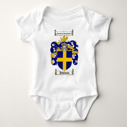 JOHNSON FAMILY CREST - JOHNSON COAT OF ARMS ROMPER (Voorkant)