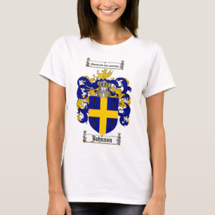 JOHNSON FAMILY CREST - JOHNSON COAT OF ARMS T-SHIRT
