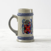 Johnson Family Crest Stein Bierpul (Links)