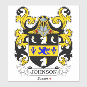 Johnson Family Crest Sticker