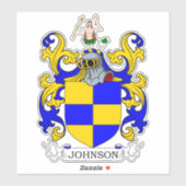 Johnson Family Crest Sticker (Vel)