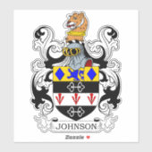 Johnson Family Crest Sticker (Vel)