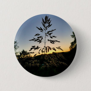 Johnson Grass Badge Ronde Button 5,7 Cm