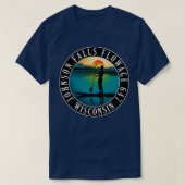 Johnson Herfsten Flowage 647 Wisconsin Paddleboard T-shirt (Design voorkant)