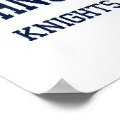 Johnson High School heeft Gainesville Ga Retro Spo Poster (Hoek)