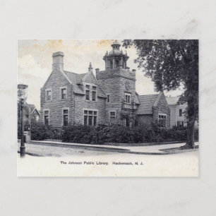 Johnson Library, Hackensack New Jersey Briefkaart