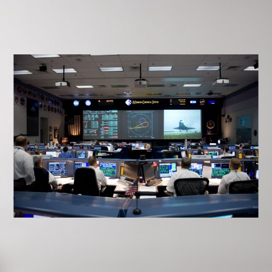 Johnson Mission Control Center Poster (Voorkant)