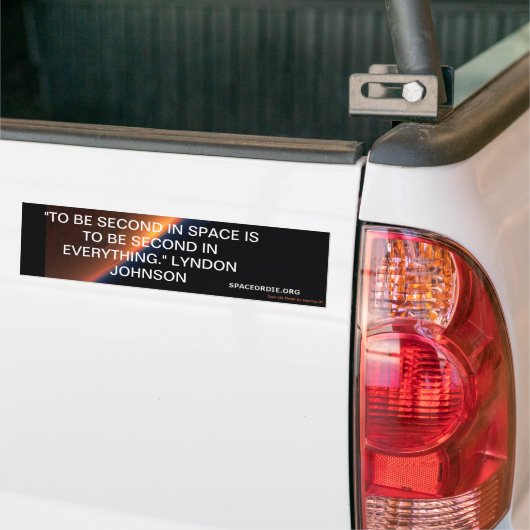 Johnson Quote Bumpersticker (Op Truck)